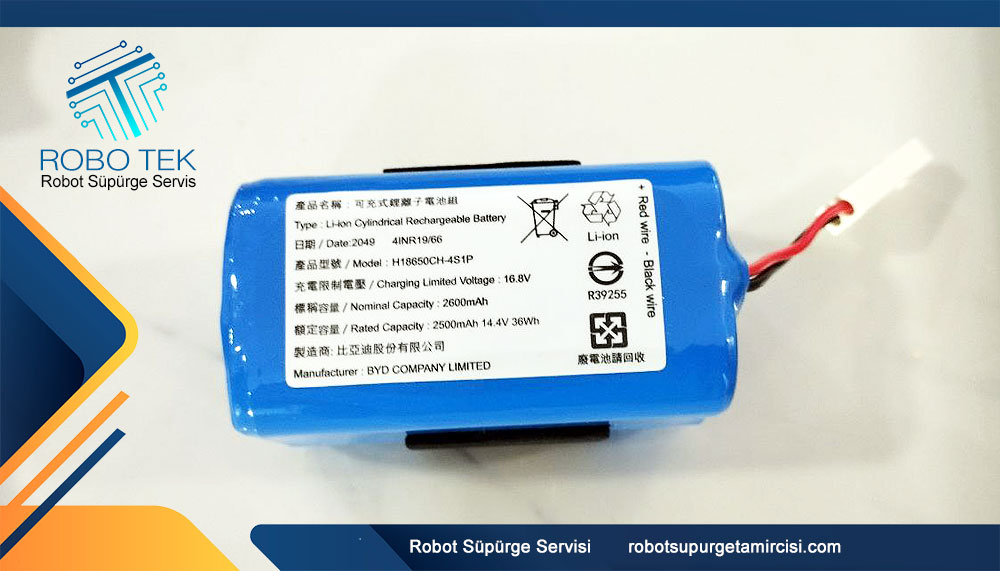 Xiaomi Robot Süpürge Mop Essential Pil Değişimi